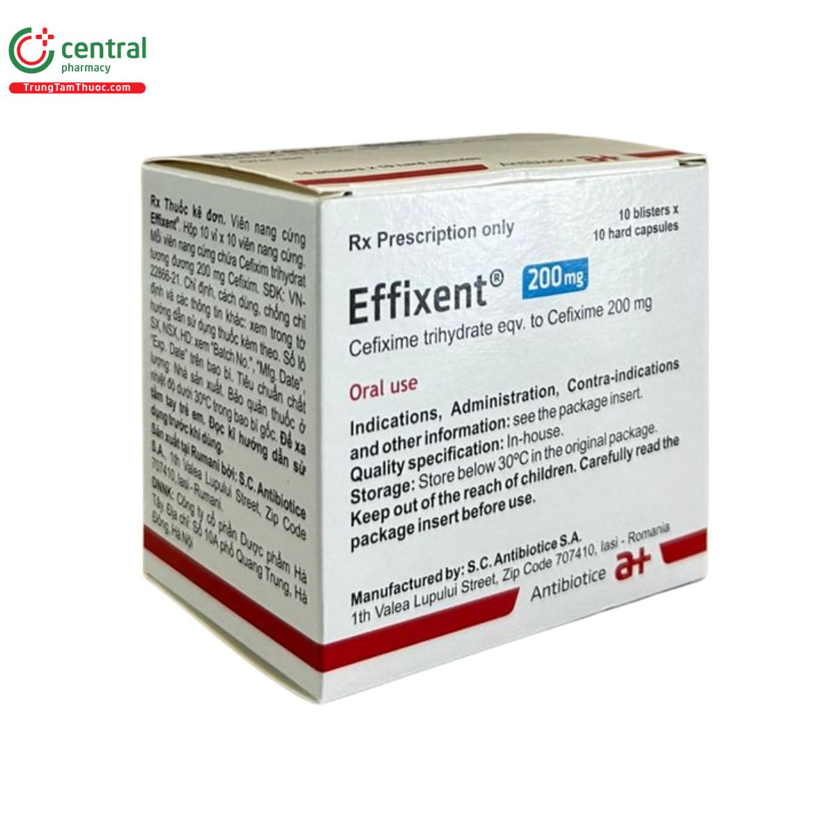 effixent 200mg 8 C0161