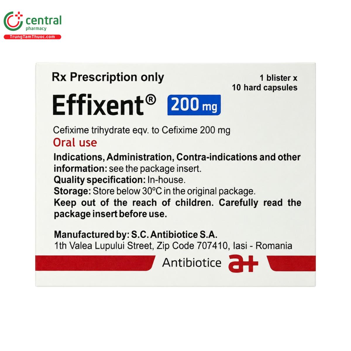 effixent 200mg 9 M5874