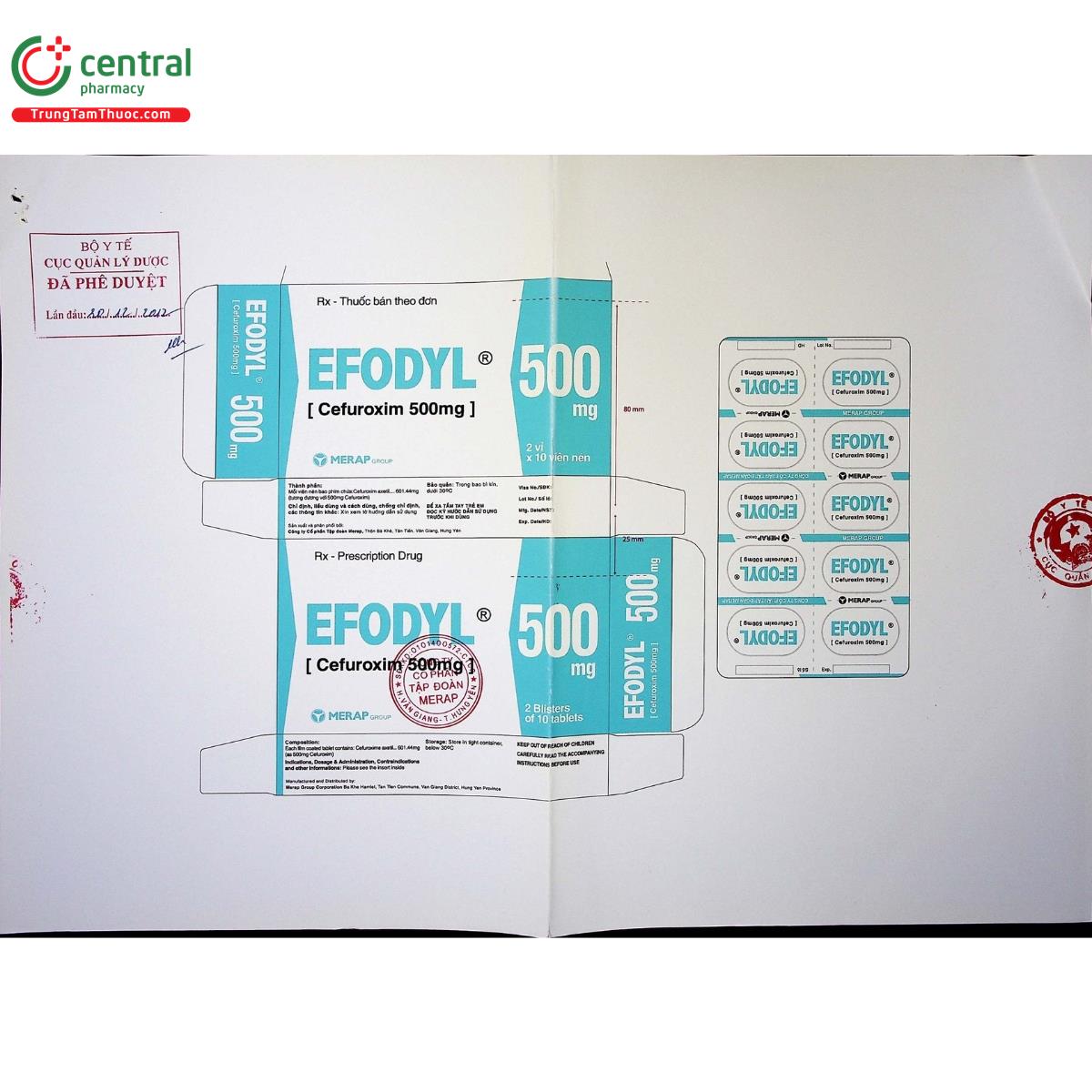 efodyl 500mg 6 D1110