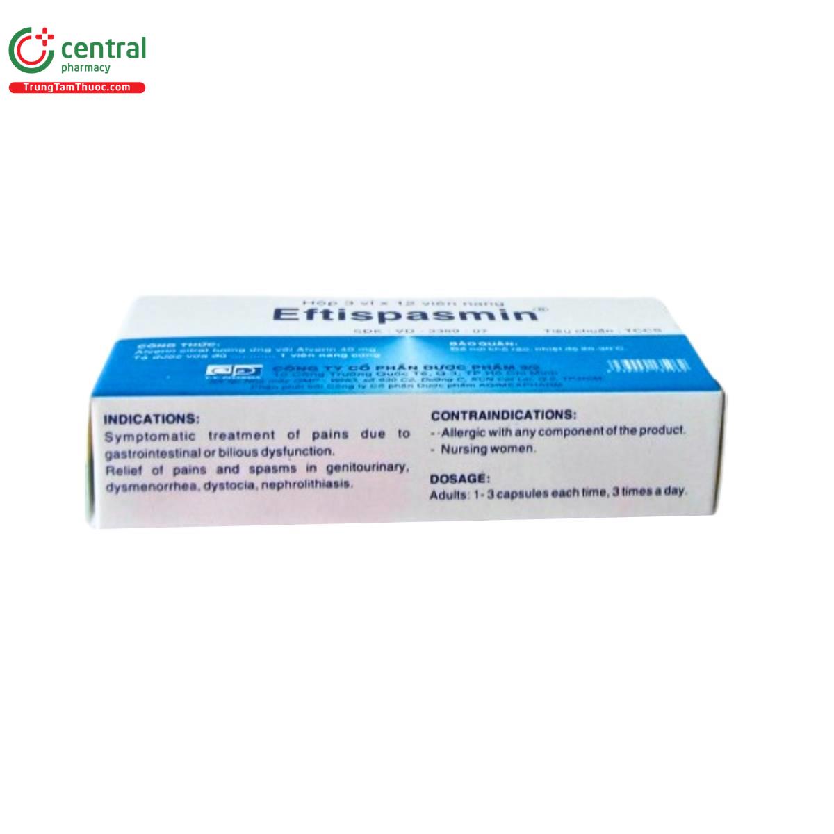 eftispasmin 40mg 4 T7374