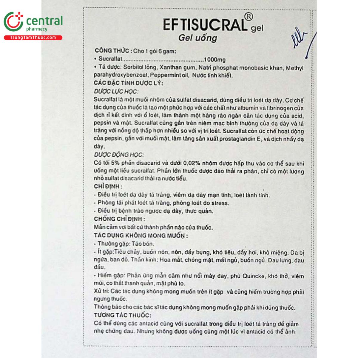 eftisucral gel 1g 4 A0041 eftisucral gel 1g 4 A0041