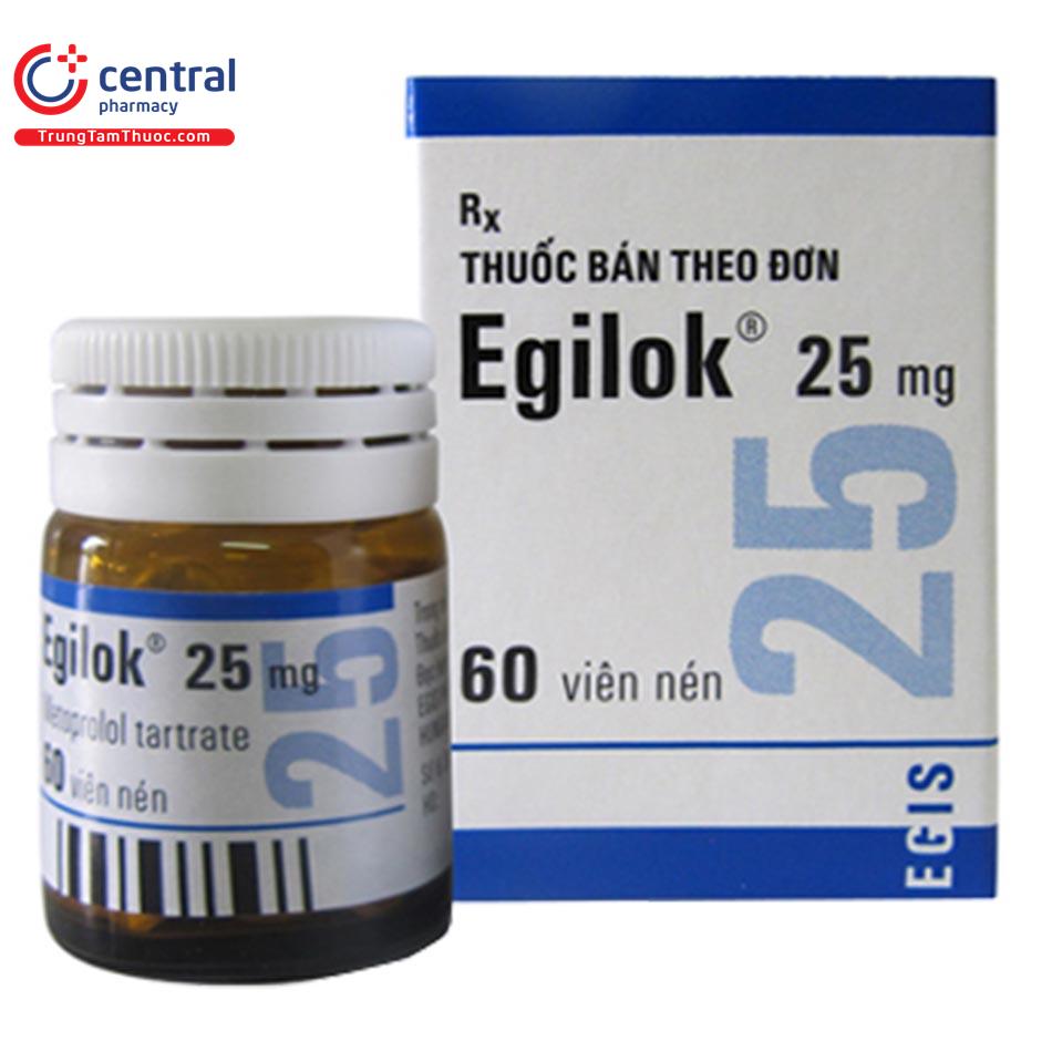VIÊN THUỐC EGILOK 25MG HÌNH TRÒN HAI MẶT LỒI MÀU TRẮNG CÓ VẠCH CHIA VÀ KÝ HIỆU E 435
