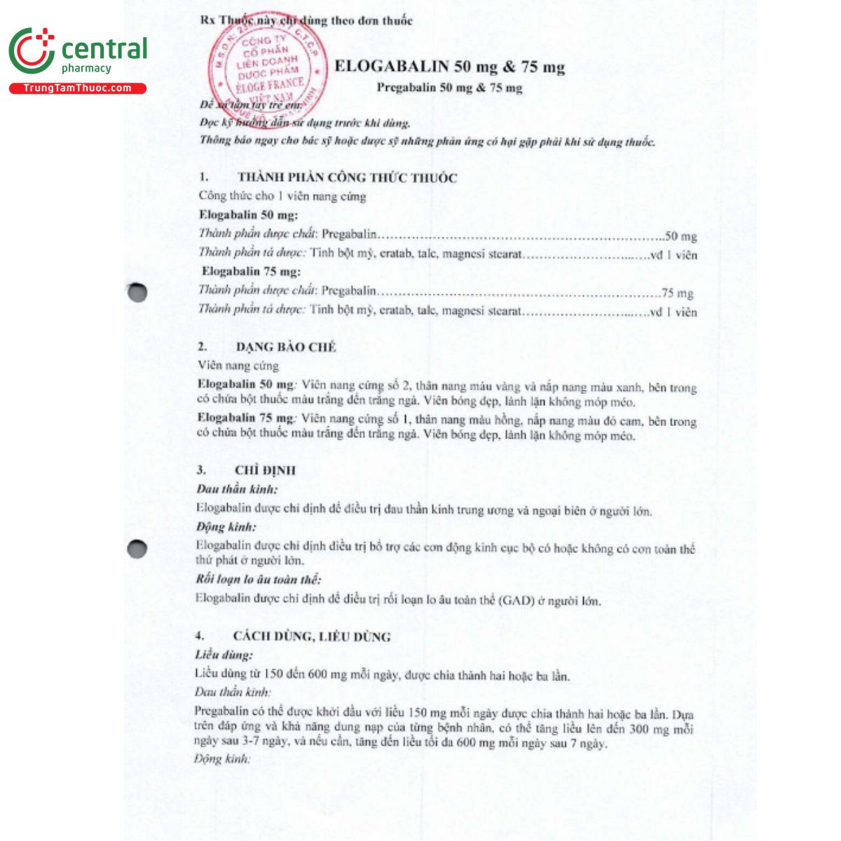 elogabalin 50mg 3 G2766