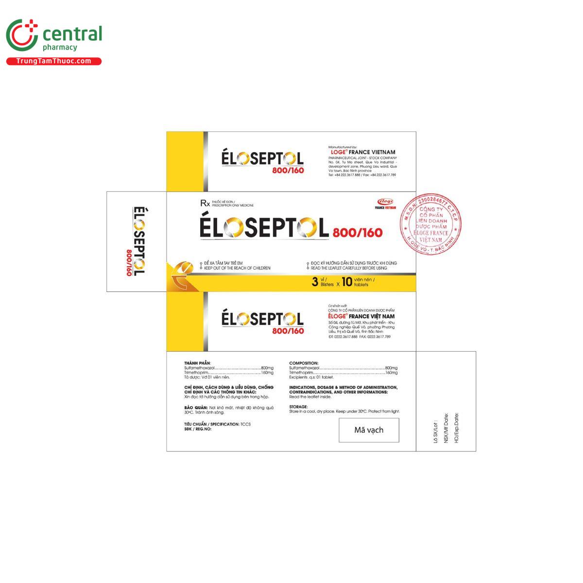 eloseptol 800 160 2 T8241 eloseptol 800 160 2 T8241