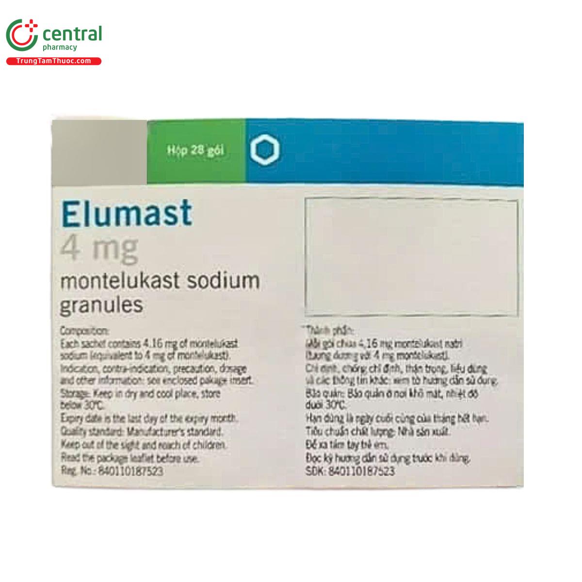 Elumast 4mg