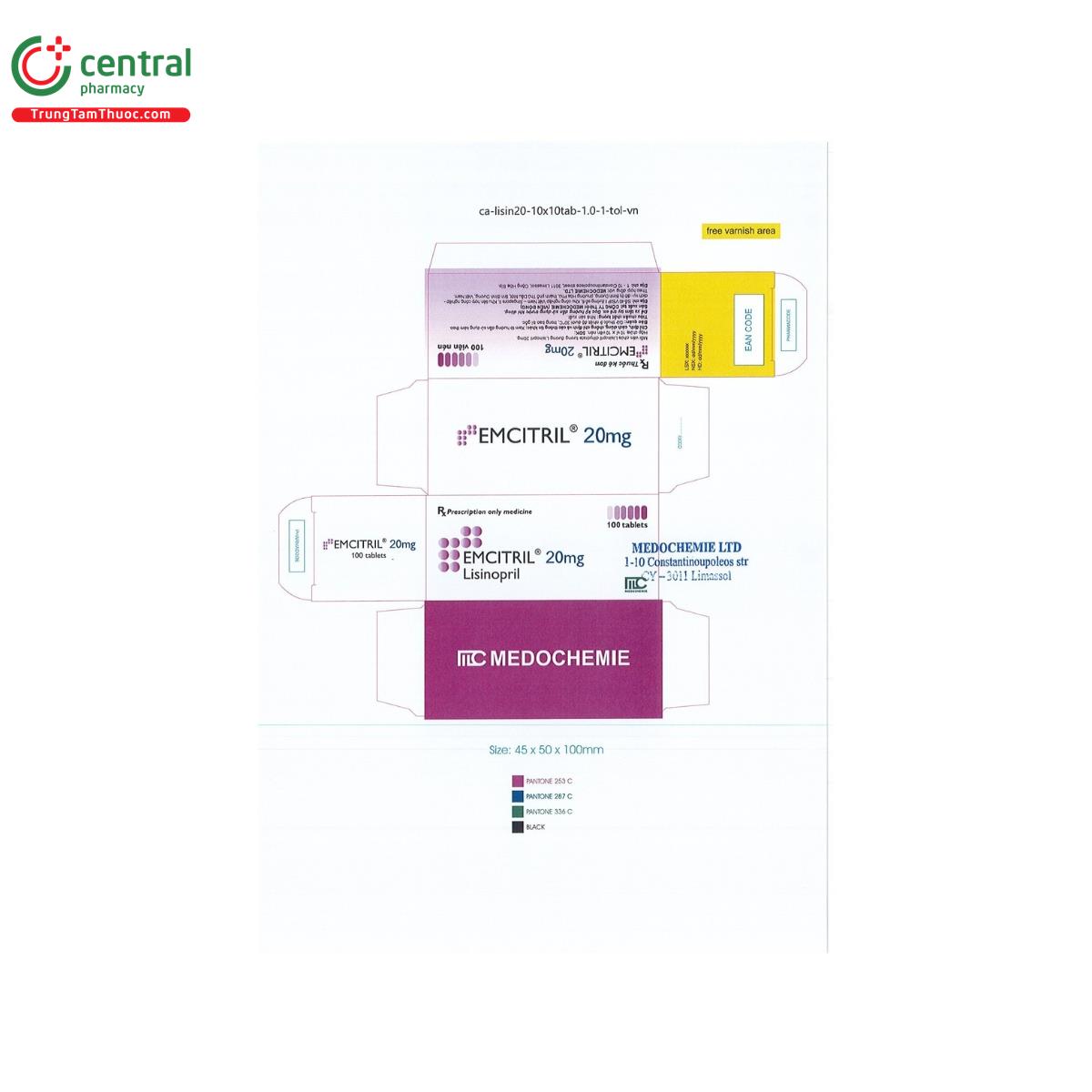 emcitril 20mg 4 H3732 emcitril 20mg 4 H3732