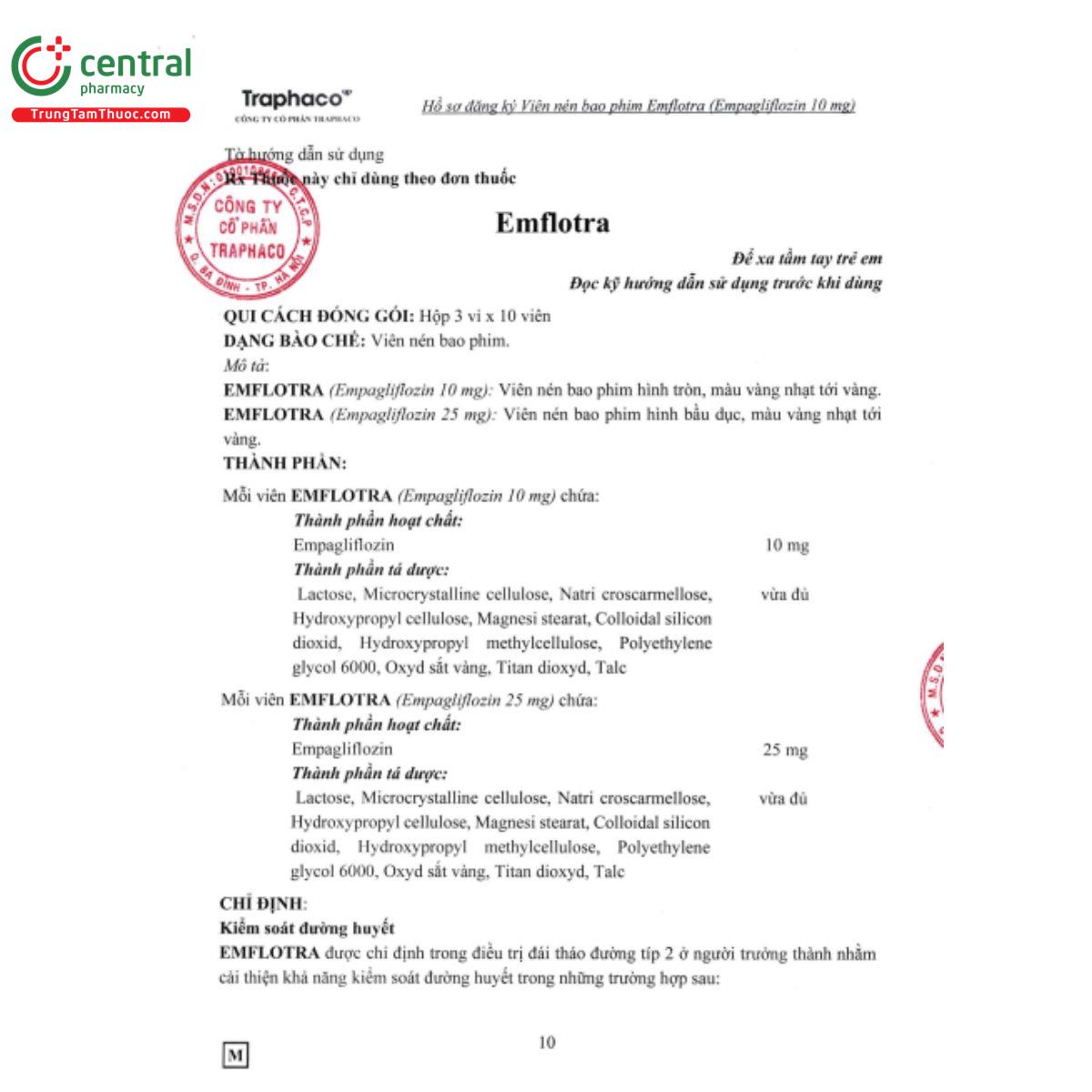 emflotra 10mg 4 F2727