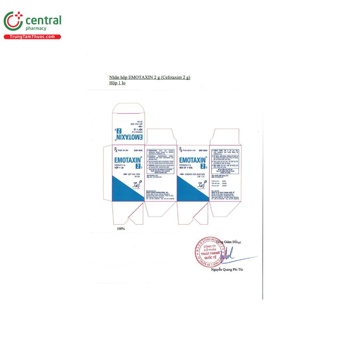 emotaxin 2g 3 Q6058