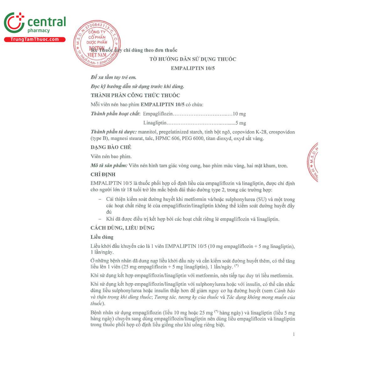 empaliptin 10 5 4 U8250