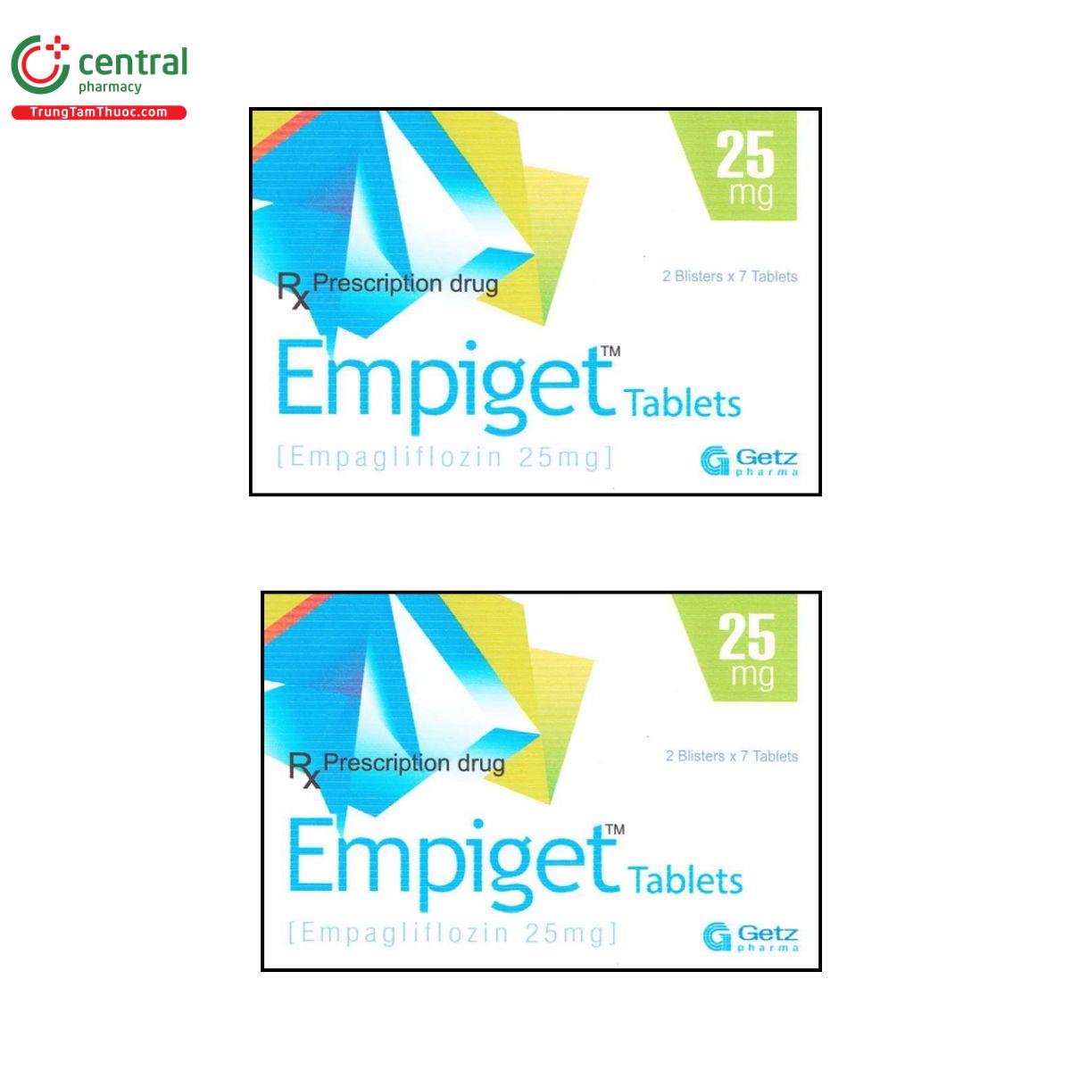 empiget tablets 25mg 2 L4857 empiget tablets 25mg 2 L4857