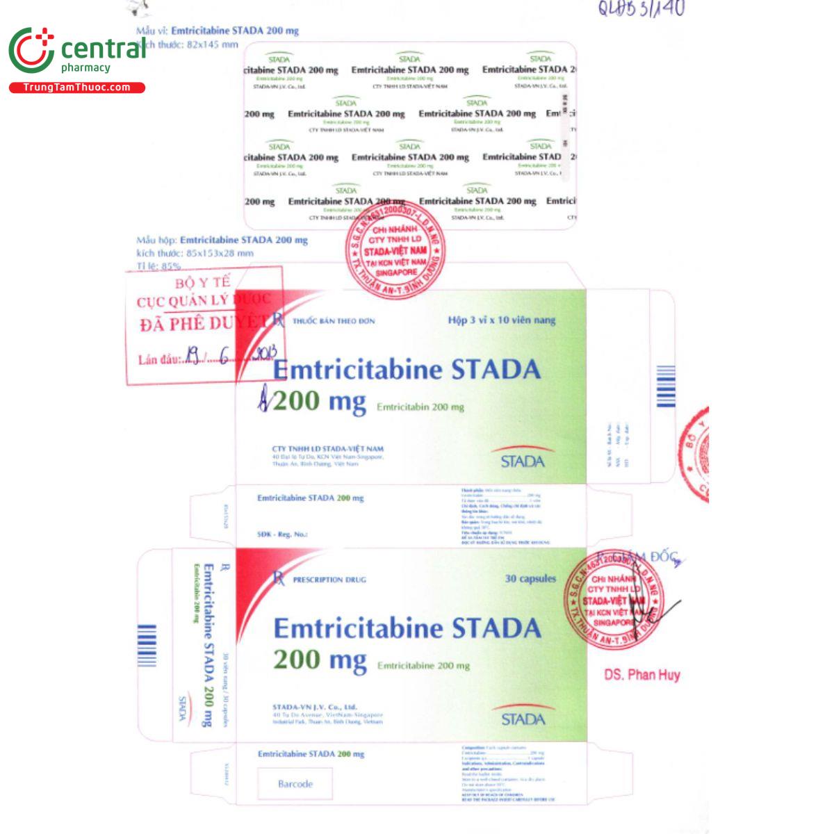 emtricitabine stada 200mg 3 M5637 emtricitabine stada 200mg 3 M5637