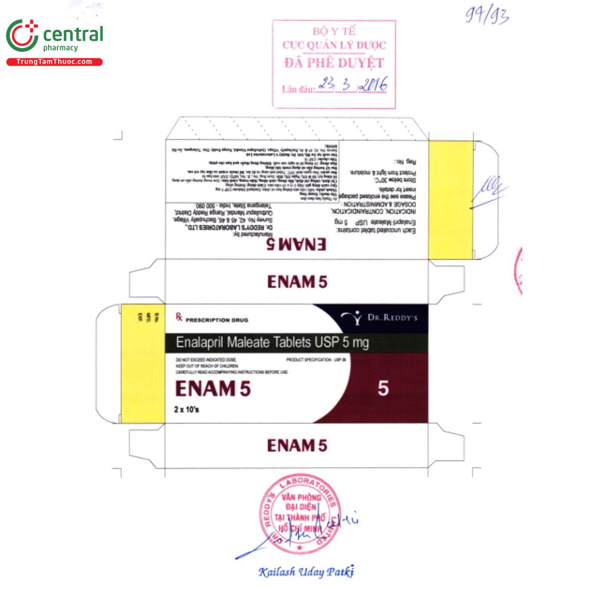 enam 5mg 6 M5437 enam 5mg 6 M5437