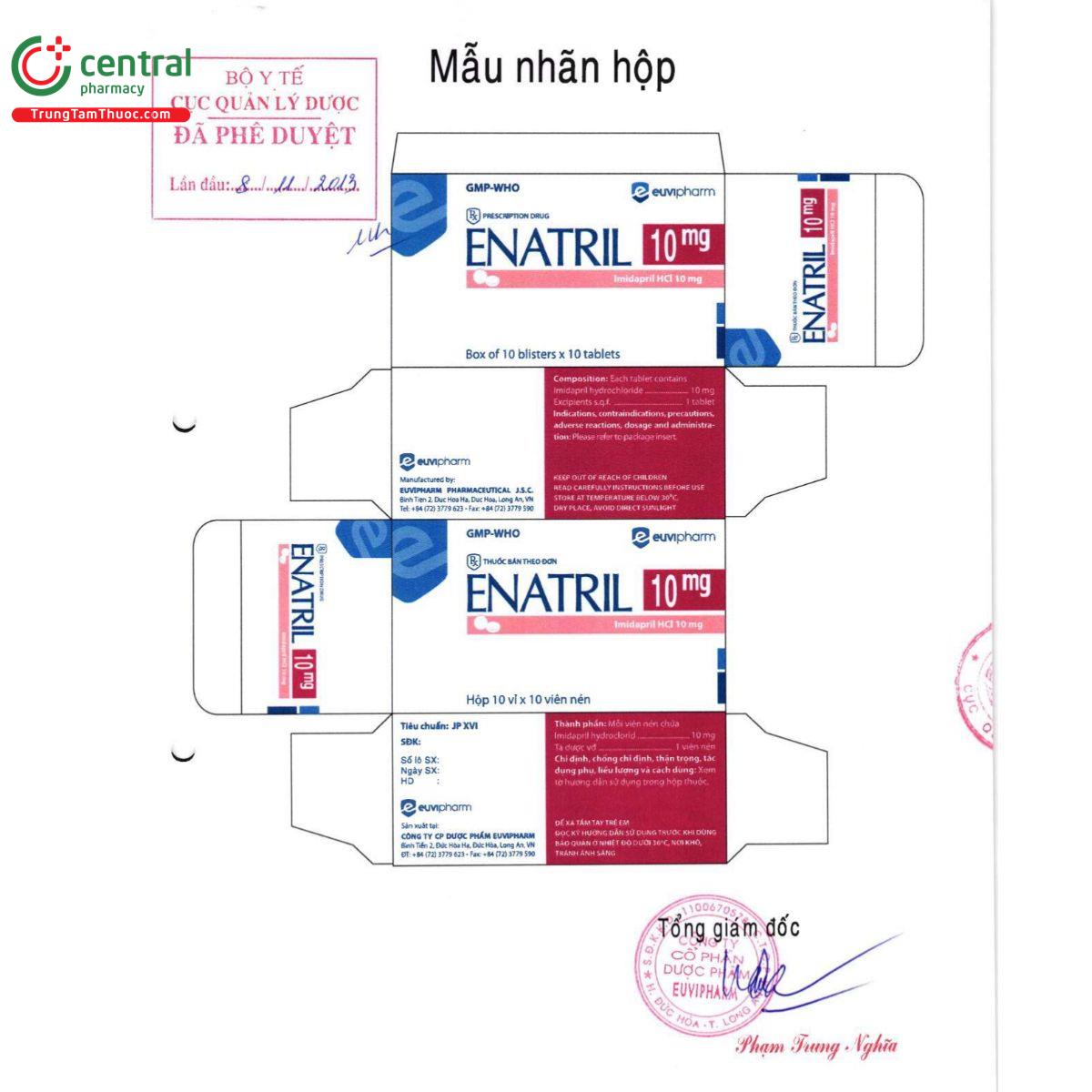 enatril 10mg 3 D1140 enatril 10mg 3 D1140