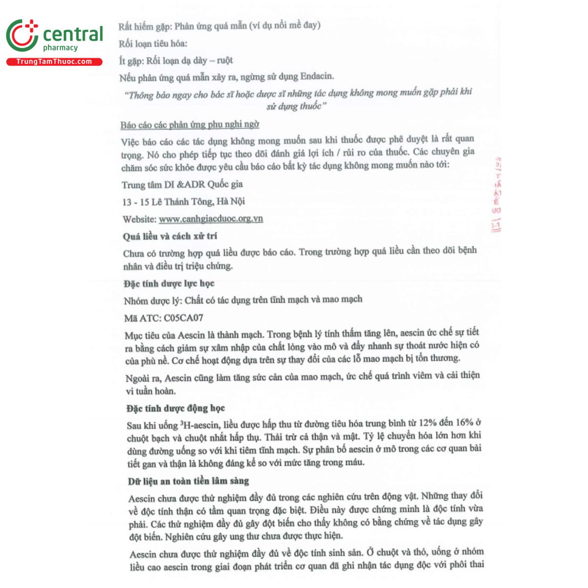 endacin 20mg 6 R7532