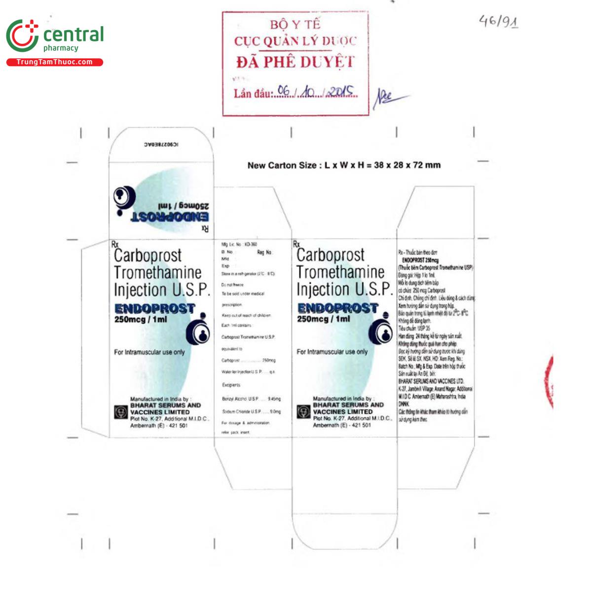endoprost 250mcg 5 O5003 endoprost 250mcg 5 O5003