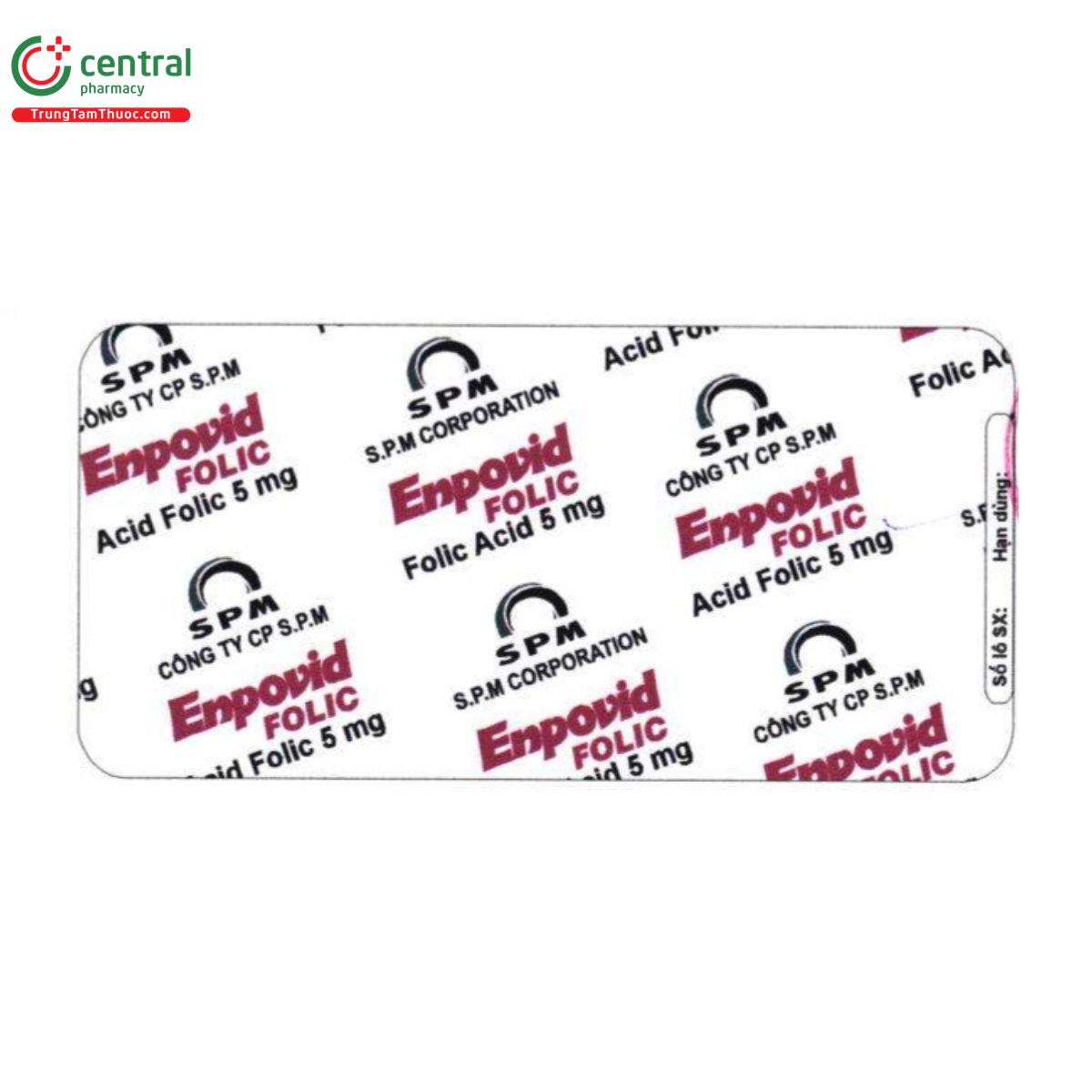 enpovid folic 5mg 2 H3665 enpovid folic 5mg 2 H3665