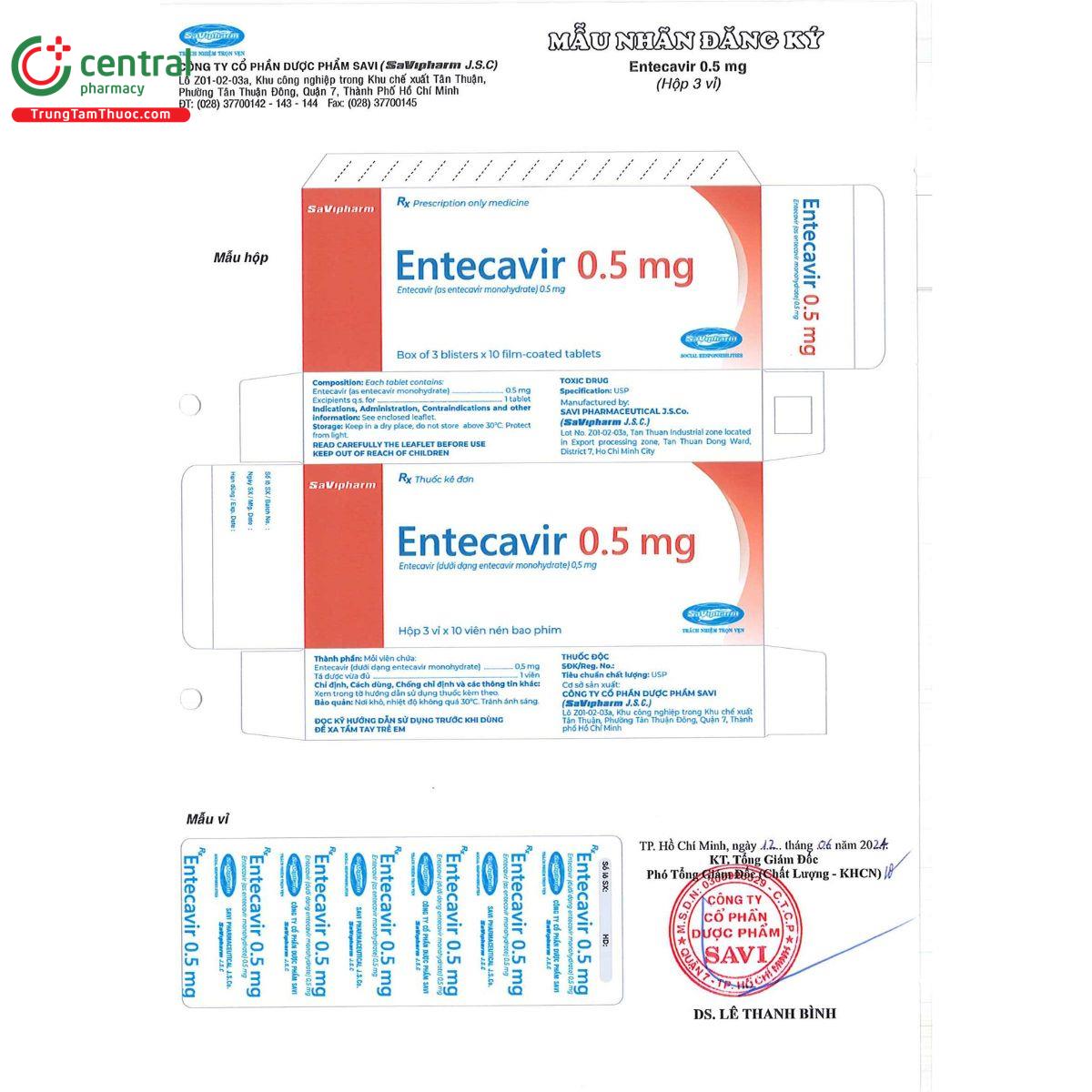 entecavir 0 5mg 3 H3336 entecavir 0 5mg 3 H3336