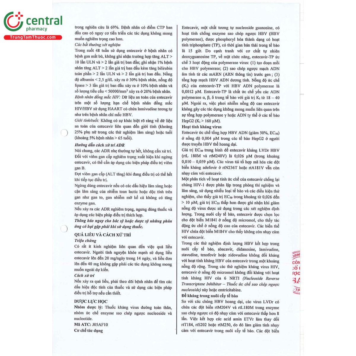 entecavir 0 5mg 9 C1173 entecavir 0 5mg 9 C1173