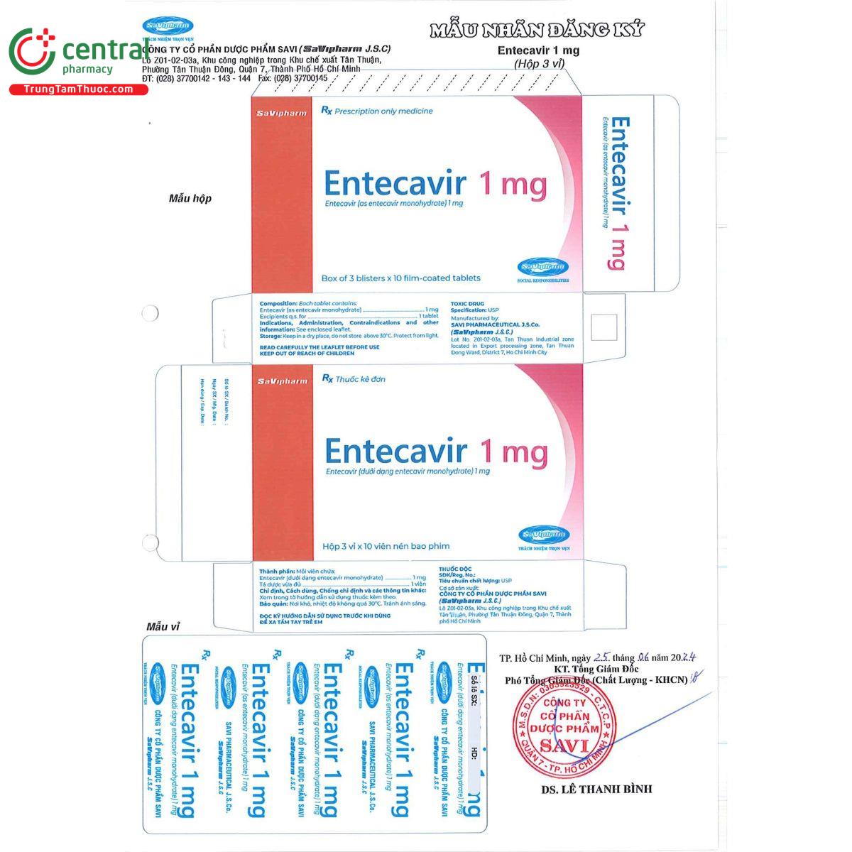 entecavir 1mg 3 L4638