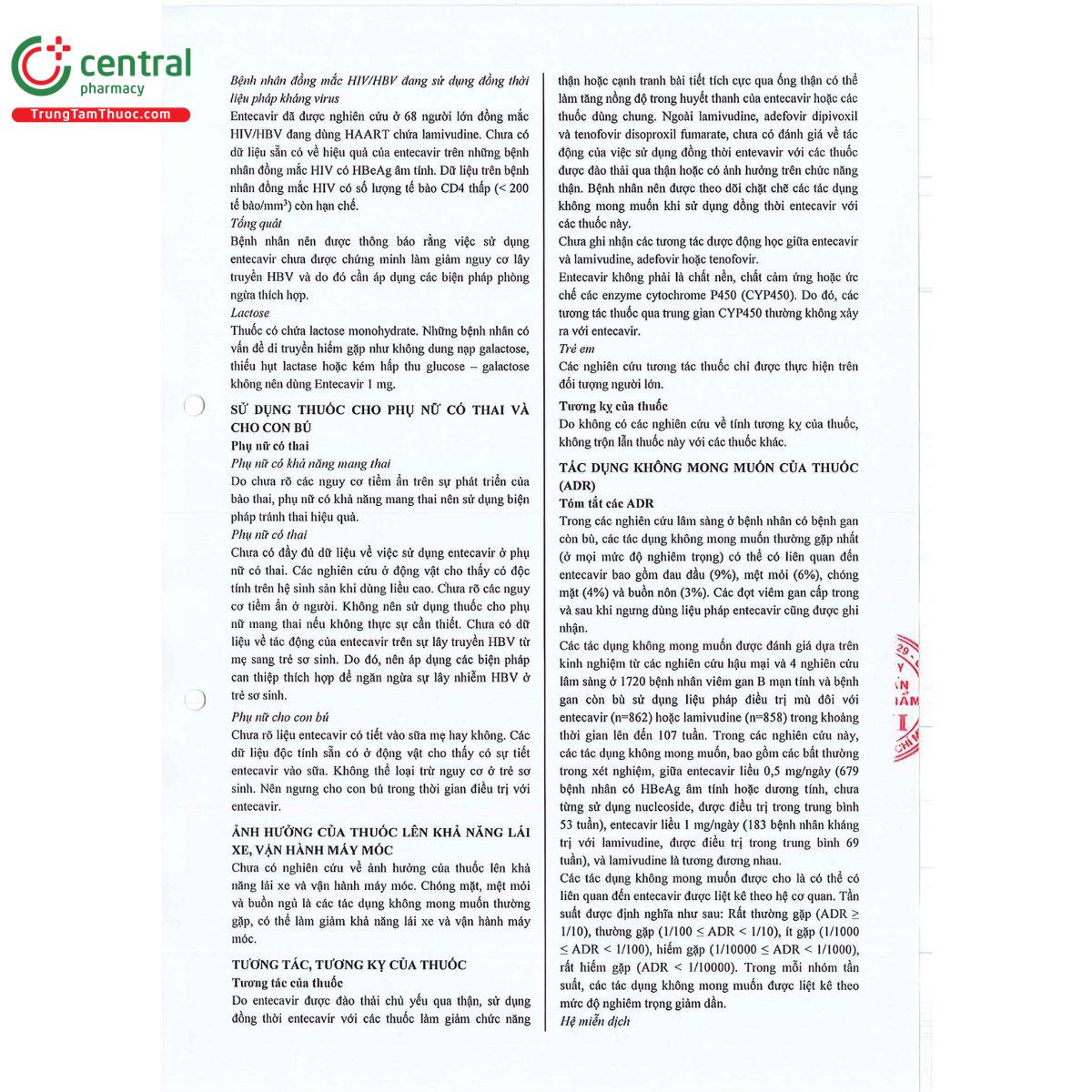 entecavir 1mg 7 E1421