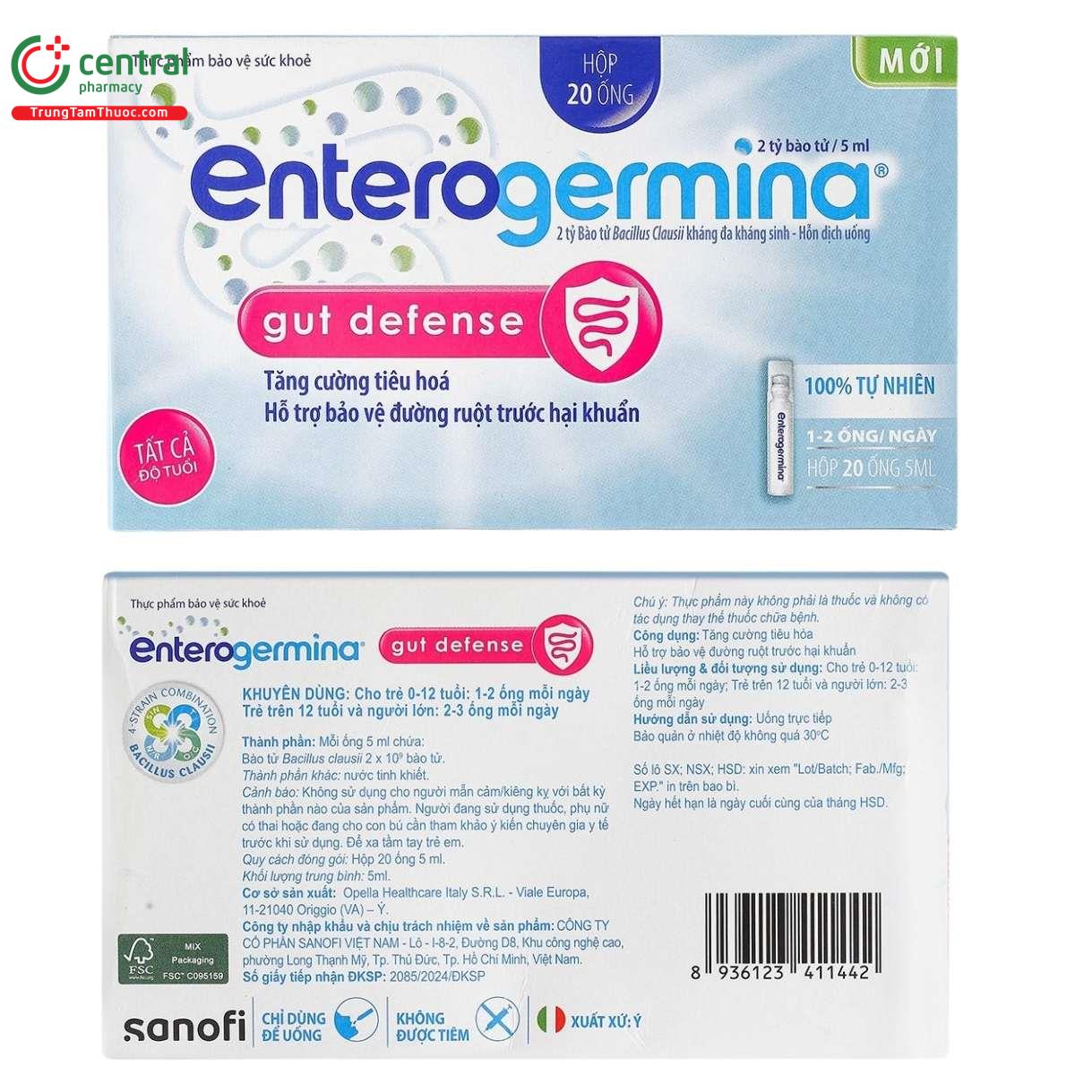 enterogermina gut defense 4 Q6844