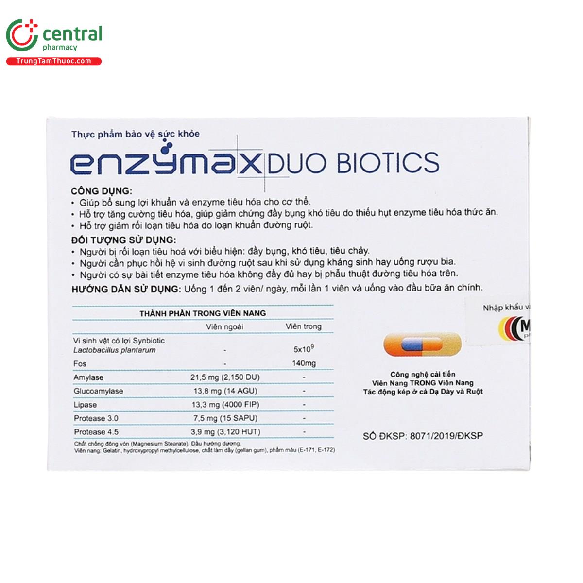 enzymax duo biotics 4 D1150