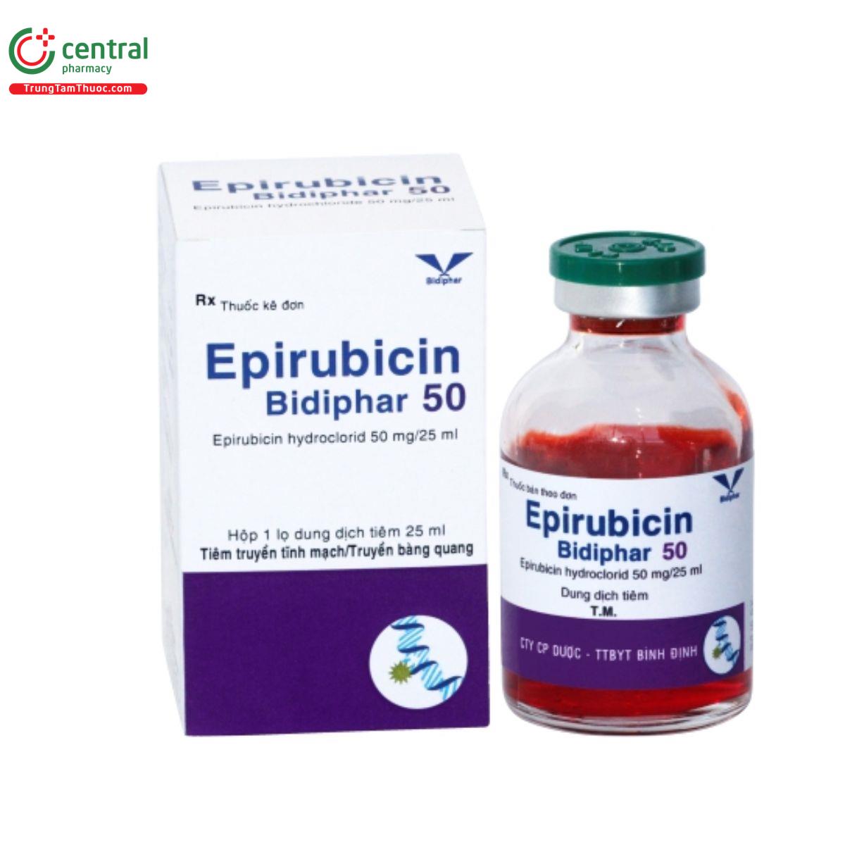 epirubicin bidiphar 50mg 2 S7323