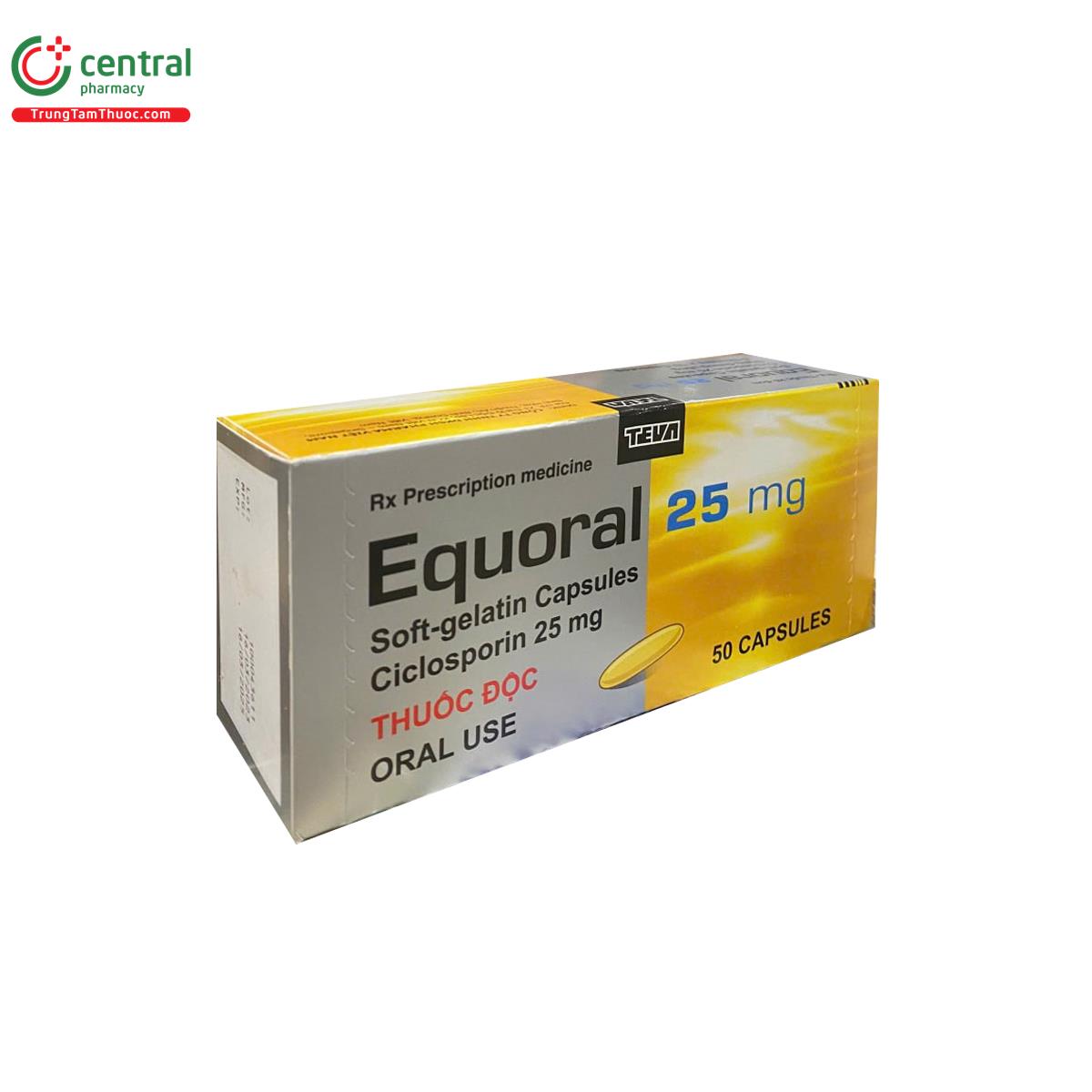 equoral 25mg 4 M4386