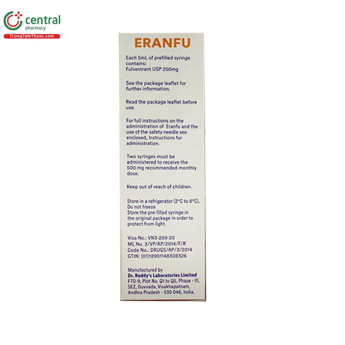 eranfu 250mg 5ml 4 B0666