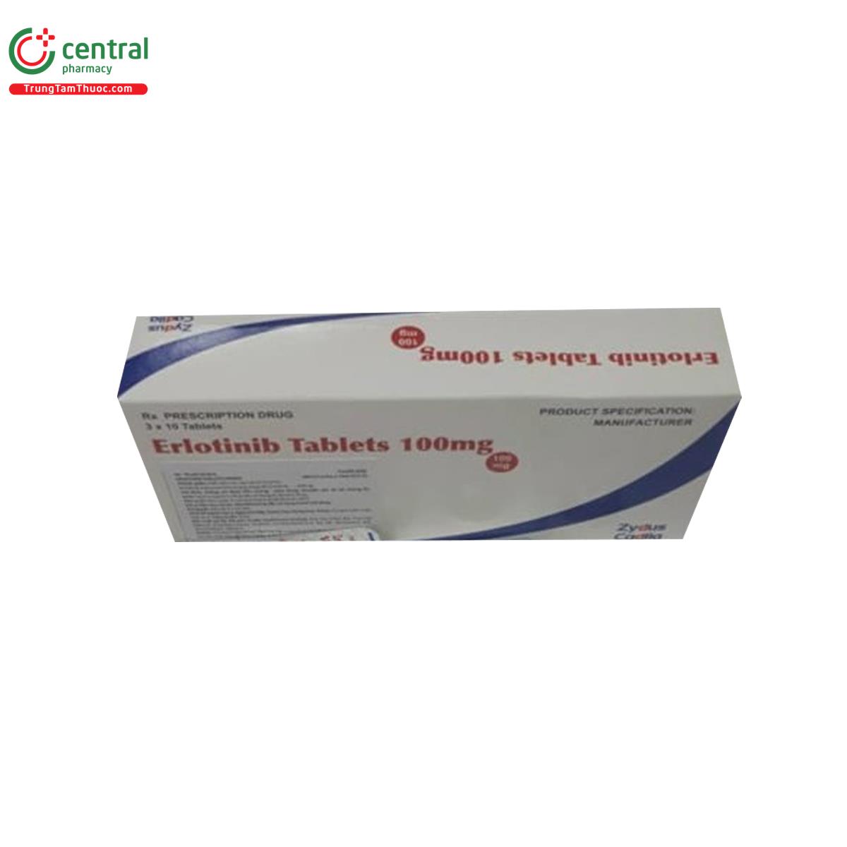 erlotinib tablets 100mg 2 T8554