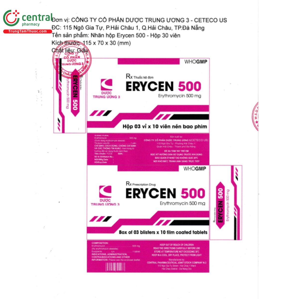 erycen 500mg 3 R7067