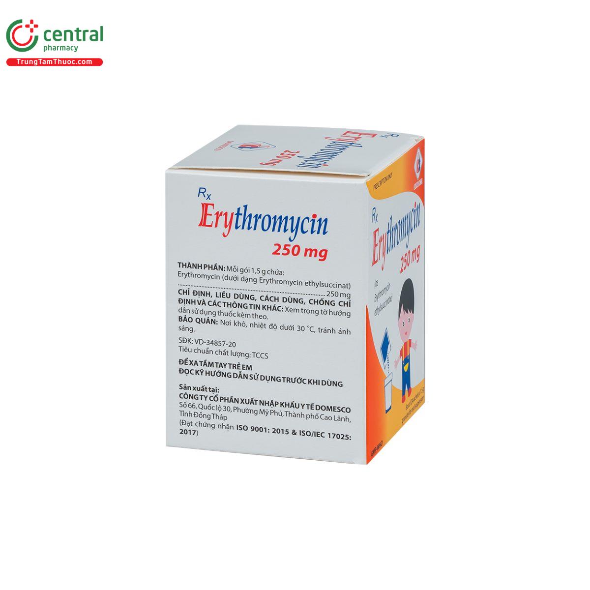 erythromycin 250mg domesco 3 A0213