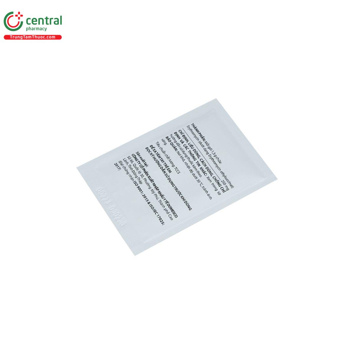 erythromycin 250mg domesco 6 C0761