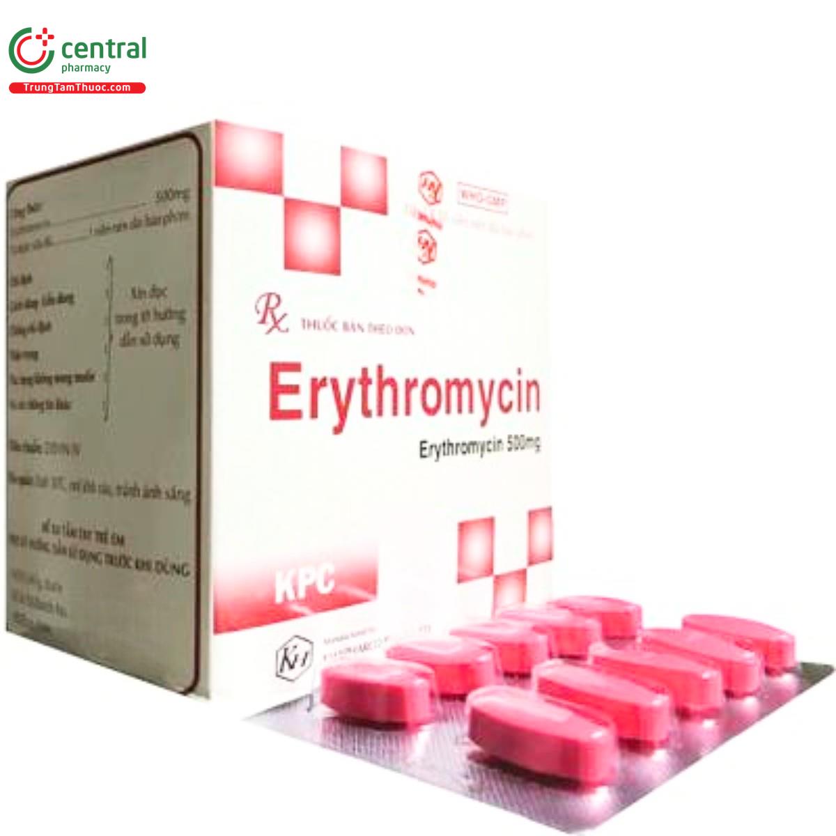 erythromycin 500mg kpc 2 N5368