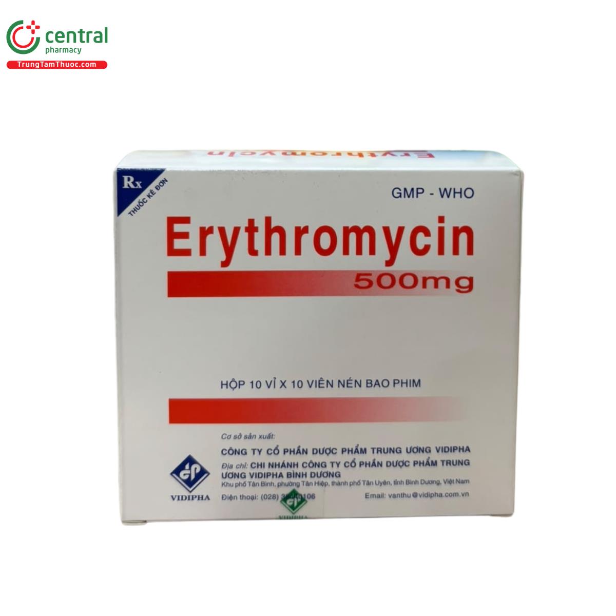 erythromycin tab 500mg 2 V8253 erythromycin tab 500mg 2 V8253