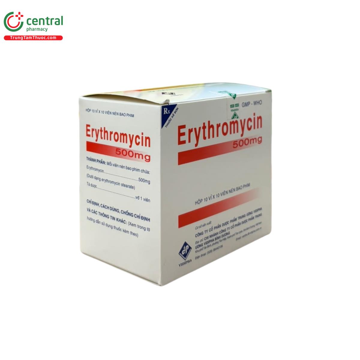 erythromycin tab 500mg 4 D1316 erythromycin tab 500mg 4 D1316