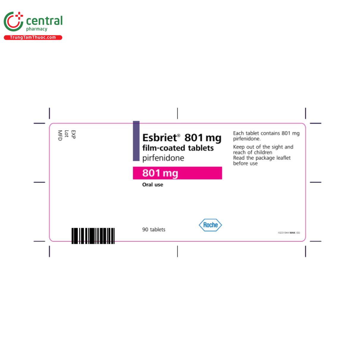 esbriet 801mg 7 T7333