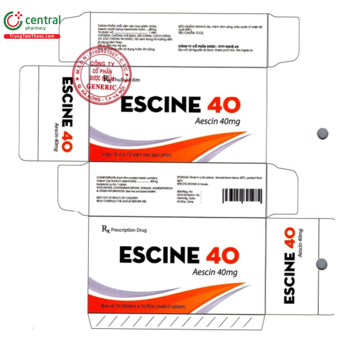 escine 40 3 D1523
