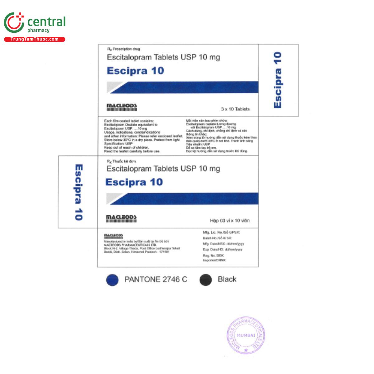 escipra 10mg 3 R6030