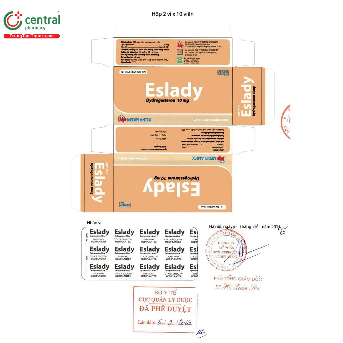 eslady 10mg 3 G2506 eslady 10mg 3 G2506
