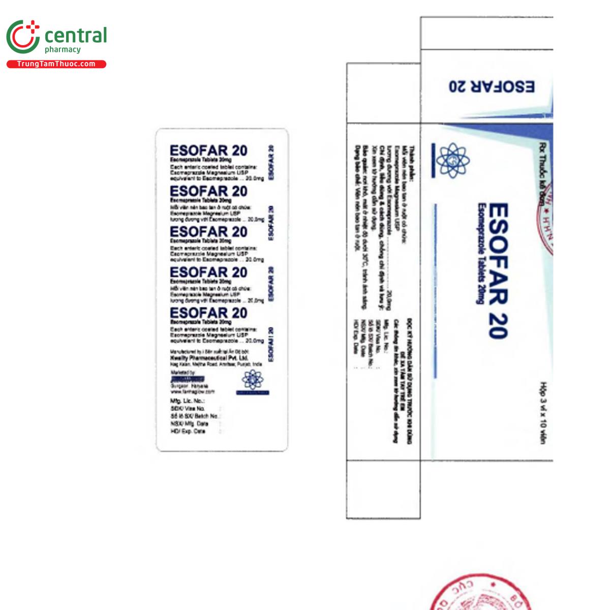 esofar 20mg 3 I3771 esofar 20mg 3 I3771