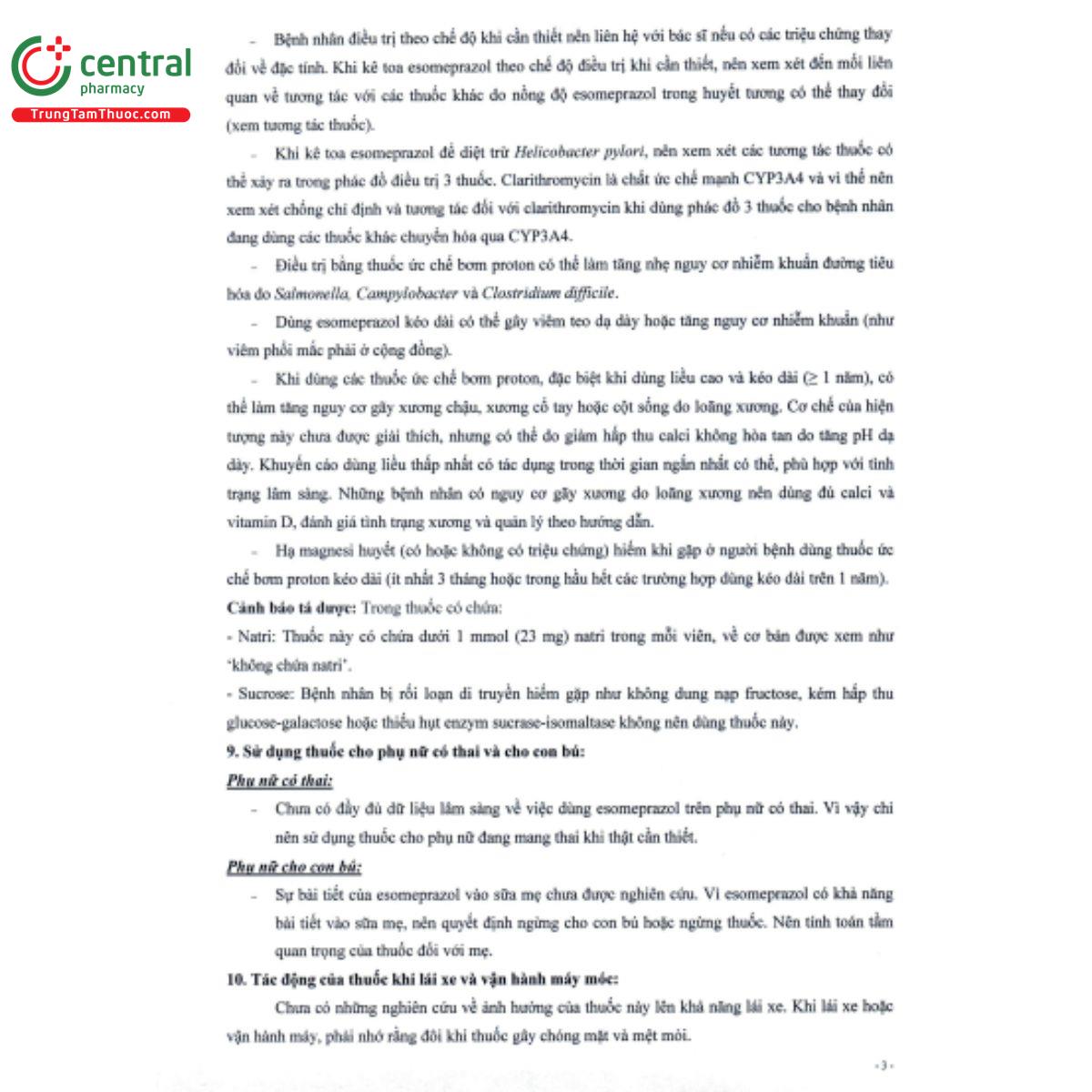 esomizole 40mg 5 J3574