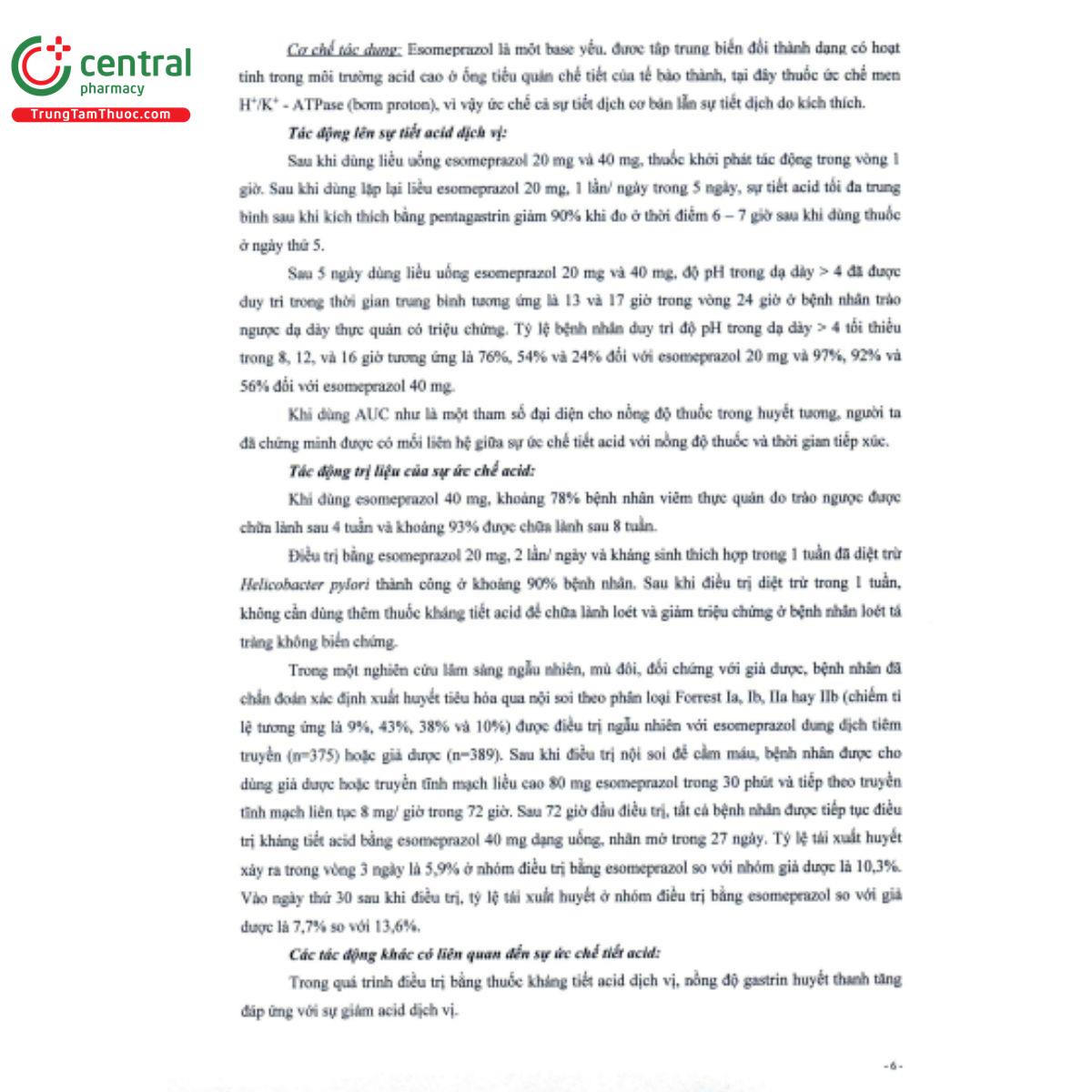 esomizole 40mg 8 P6218