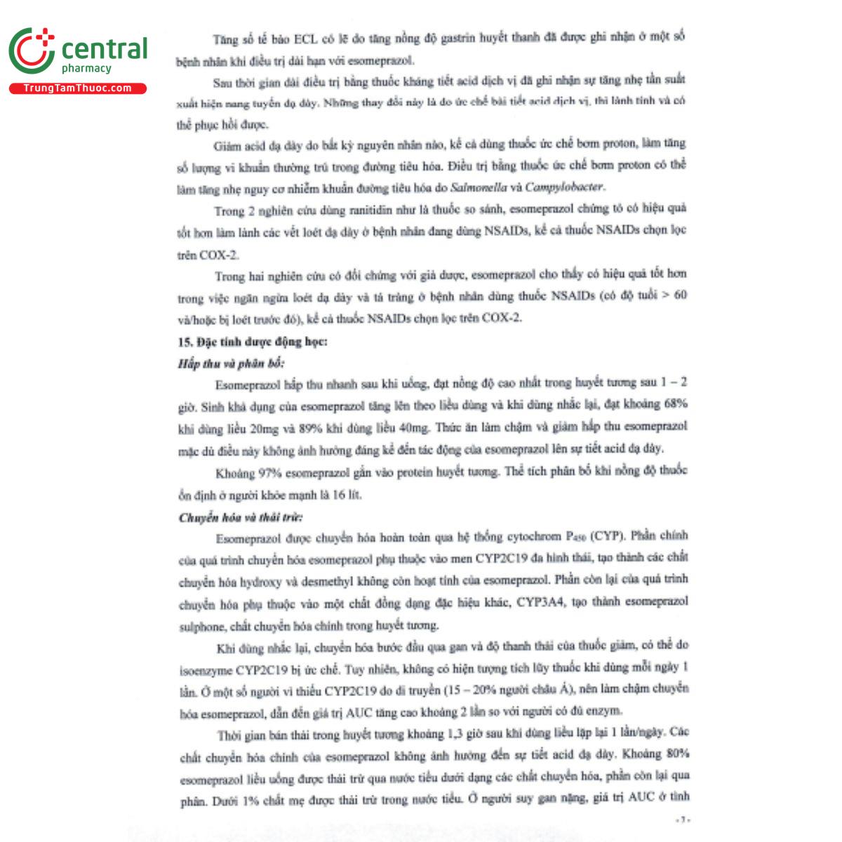 esomizole 40mg 9 V8845