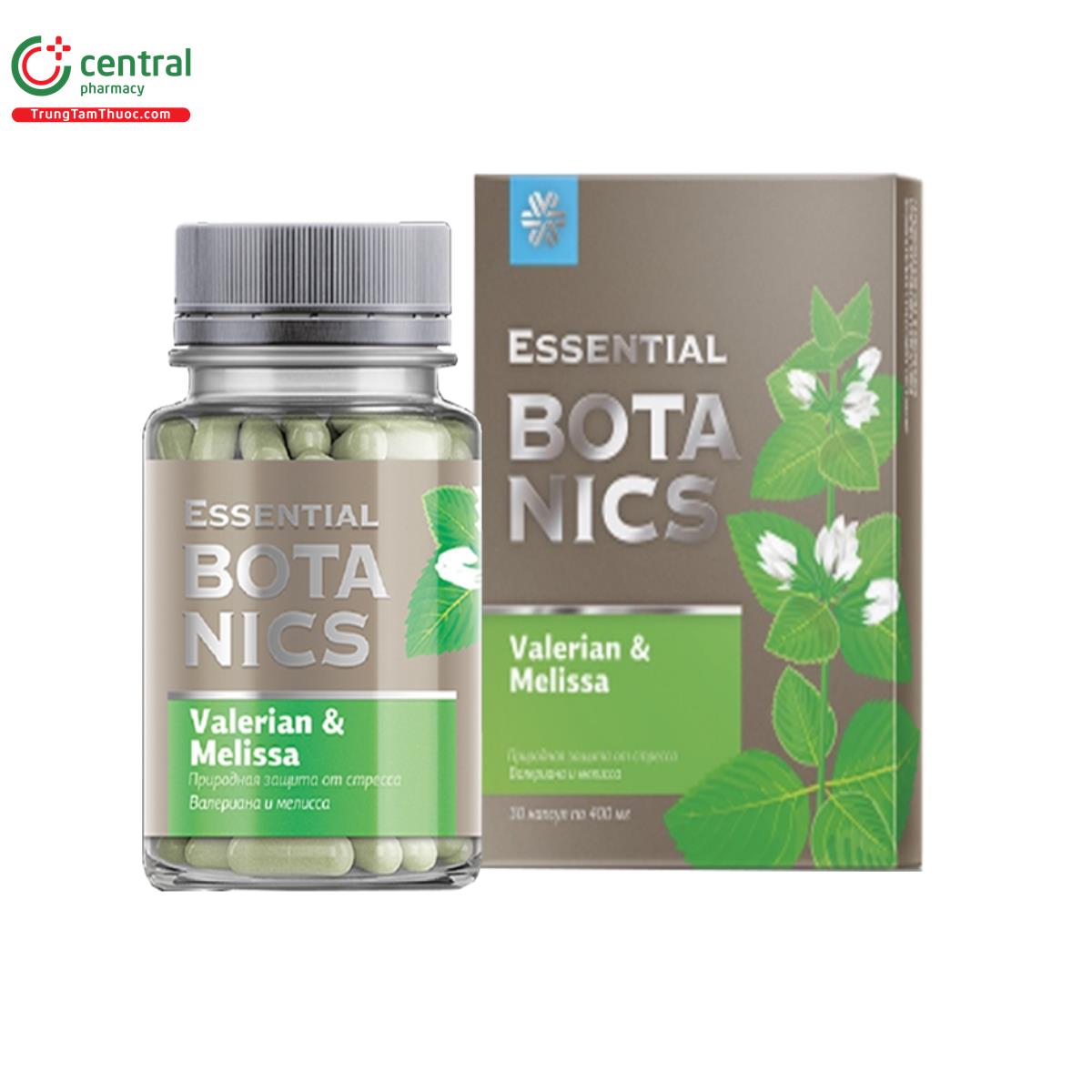 Thuốc Essential Botanics Valerian & Melissa giảm căng thẳng, lo âu