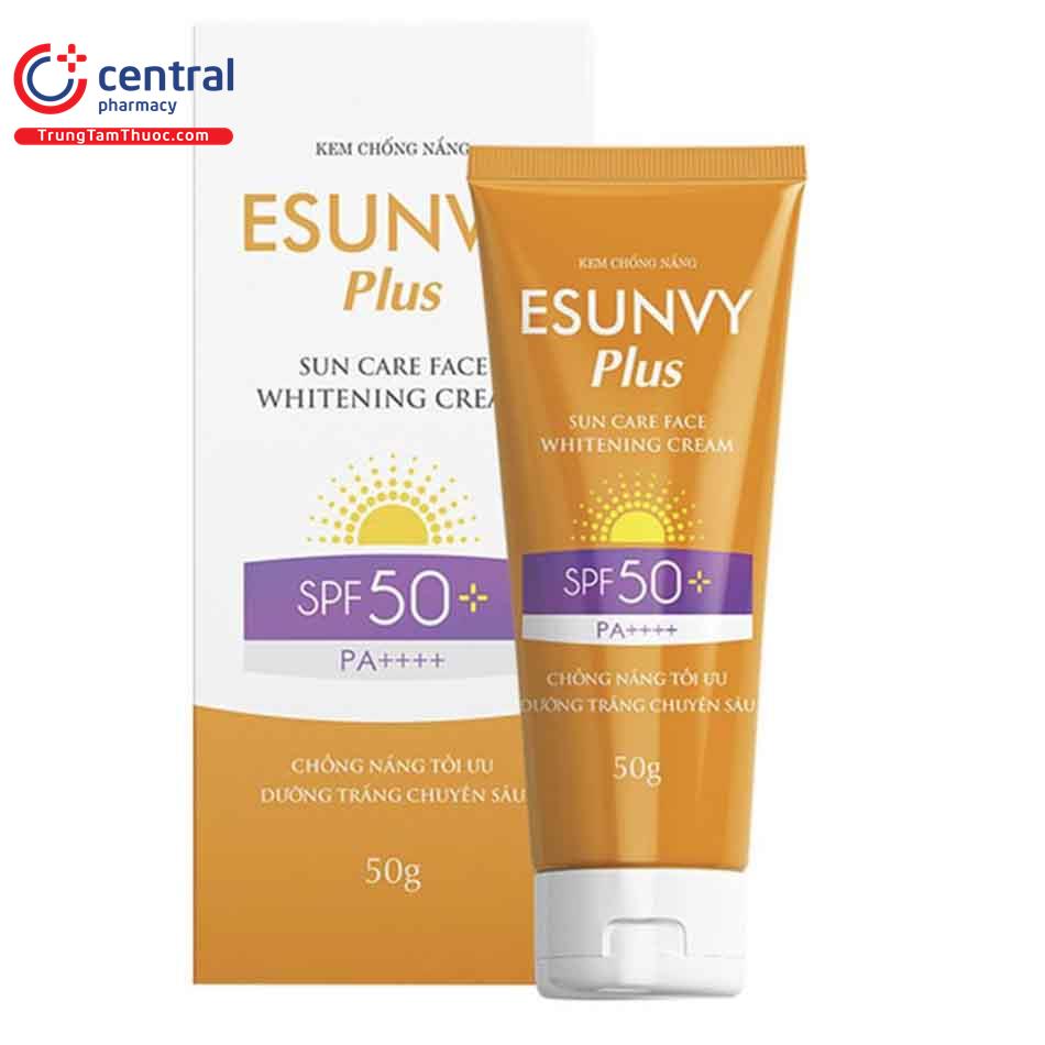 esunvy plus sun care face whitening cream 1 U8737