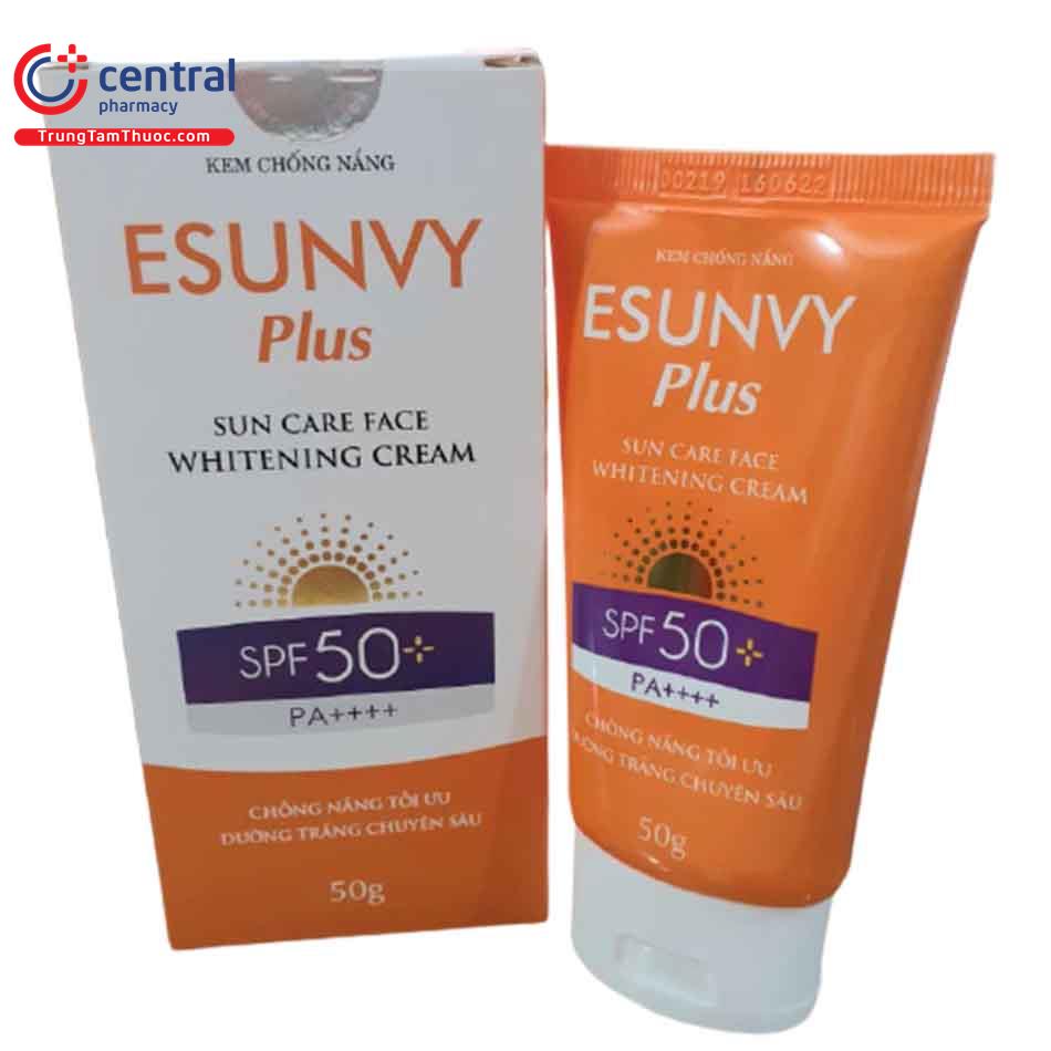 esunvy plus sun care face whitening cream 6 L4126