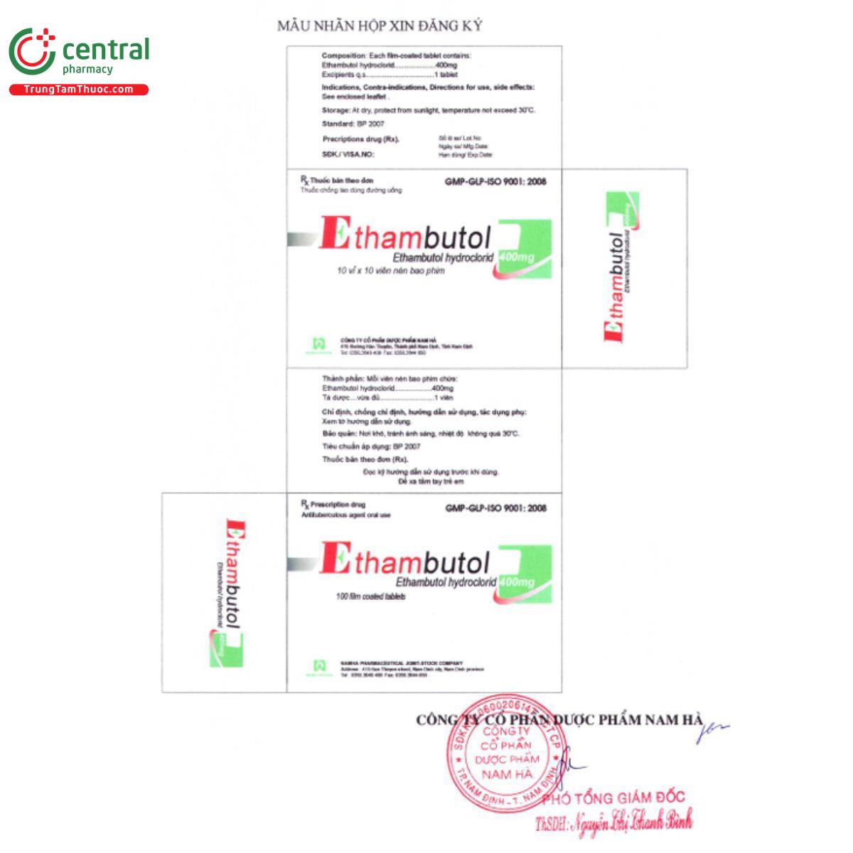 ethambutol duoc nam ha 3 L4106 ethambutol duoc nam ha 3 L4106