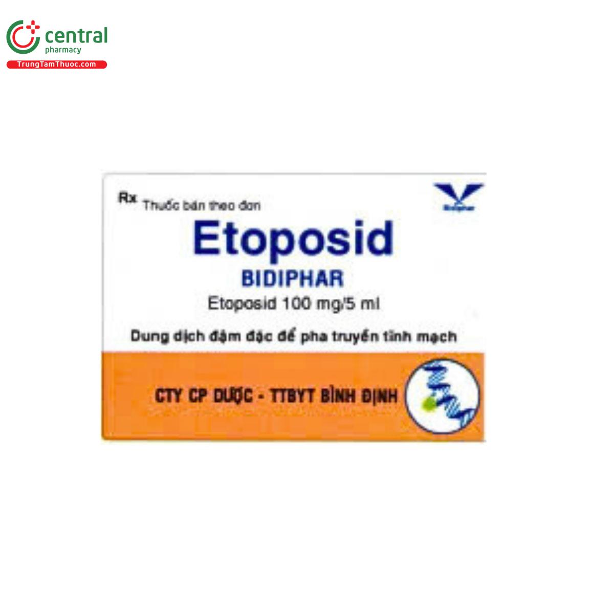 etoposid bidiphar 100mg 5ml 5 F2436