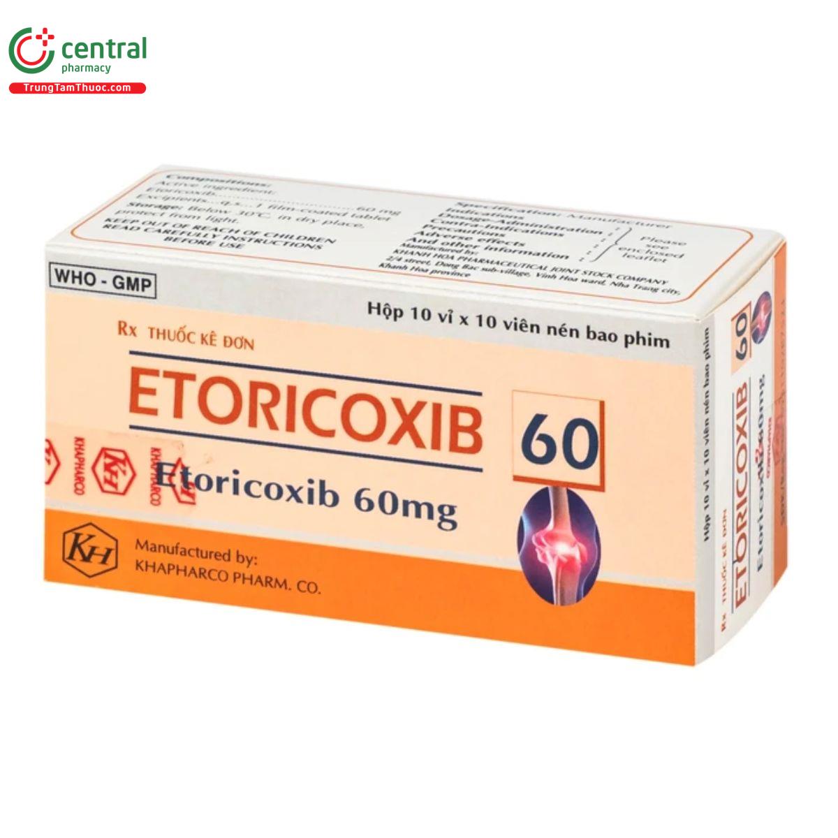 etoricoxib 60mg khapharco 3 N5610